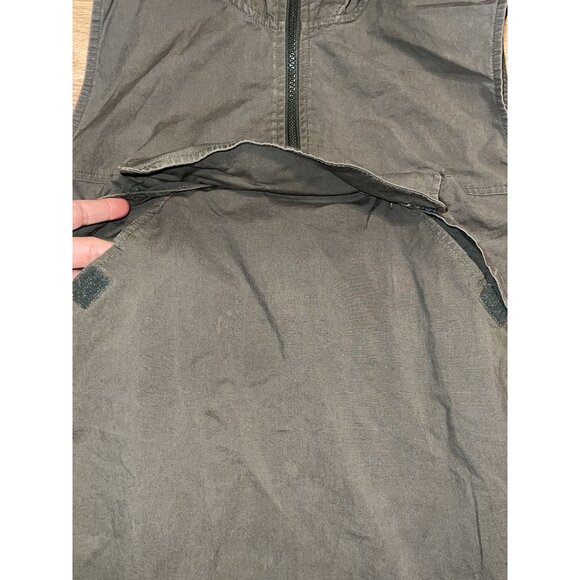 Vintage Y2K Ralph Lauren Olive Green Hooded Mini Dress | Utilitarian Style | Siz - Picture 3 of 4